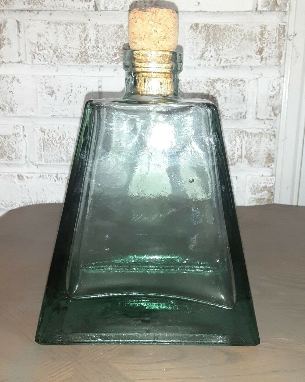 Fortis Exports Korbel Triangular Liquor Decanter Seaside, Cottage, Masculine